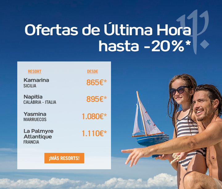 Ofertas de última hora. Hasta -20% Ofertas de última hora. Hasta -20%