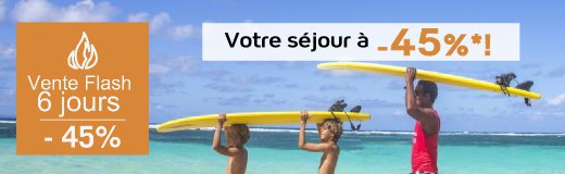 Vente Flash - séjours tout compris