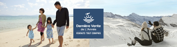 Dernière Vente de l'année Winter vacation Deals