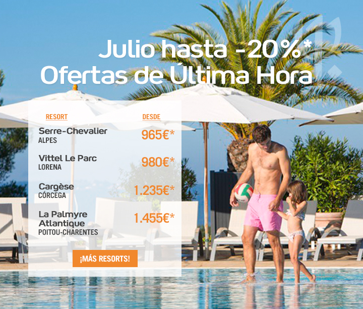 Ofertas de última hora. Hasta -20% Ofertas de última hora. Hasta -20%