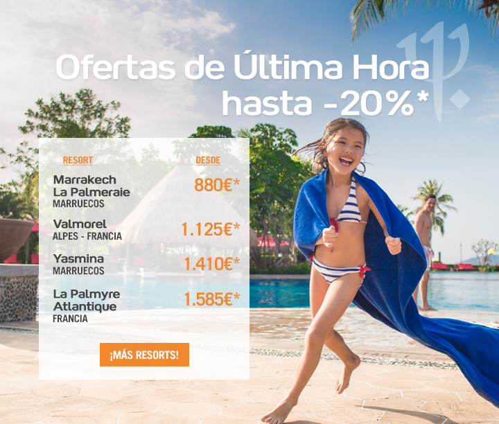 Ofertas de última hora. Hasta -20% Ofertas de última hora. Hasta -20%