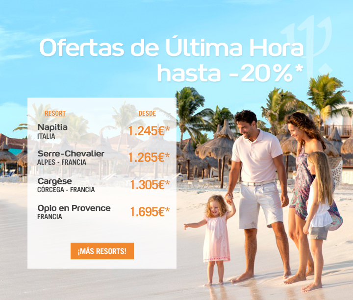 Ofertas de última hora. Hasta -20% Ofertas de última hora. Hasta -20%