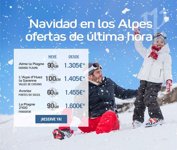 Navidad en los Alpes. Ofertas de última hora