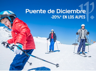 Puente de Diciembre: -20% en los Alpes Puente de Diciembre: -20% en los Alpes