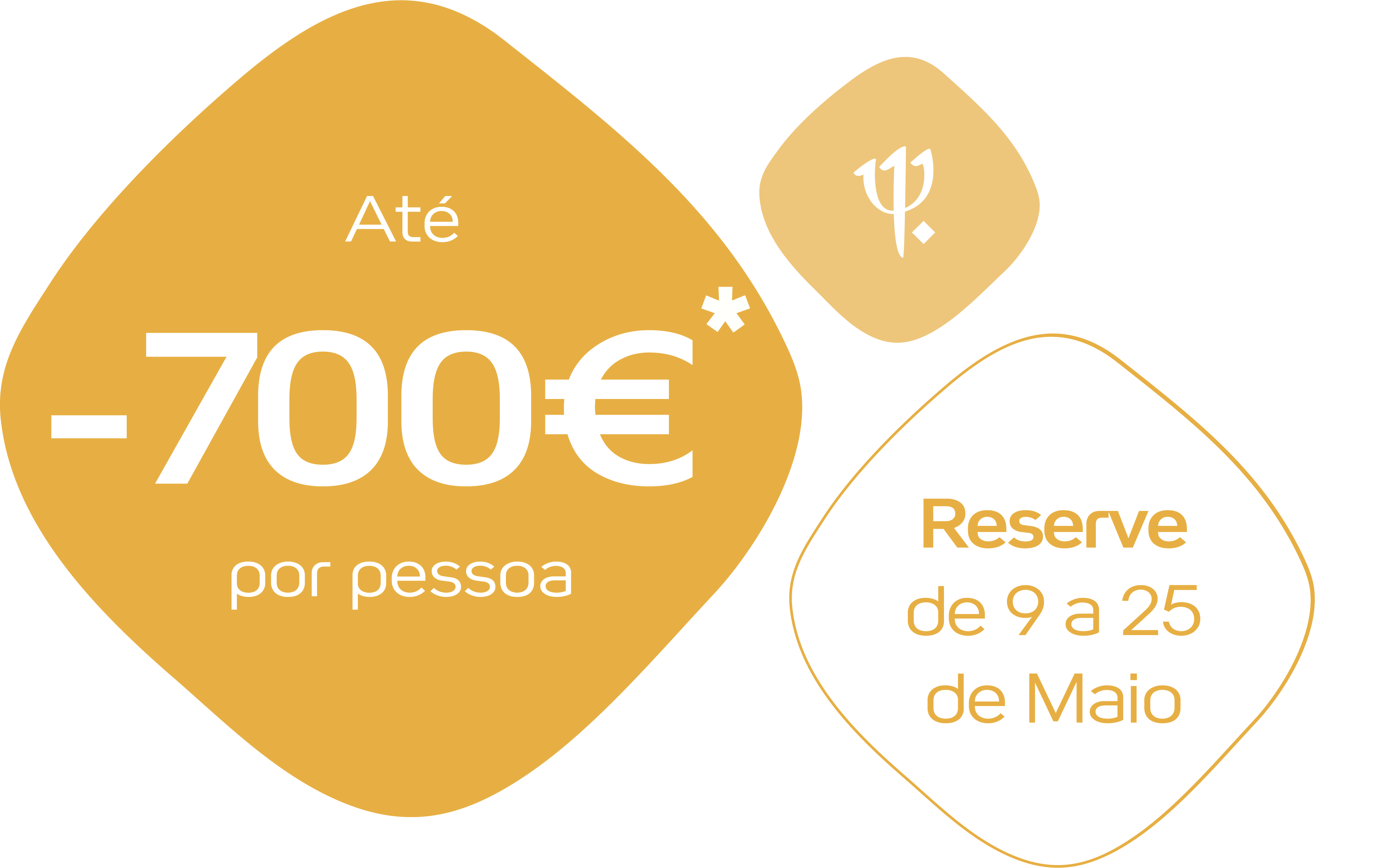Até -700€/pers.