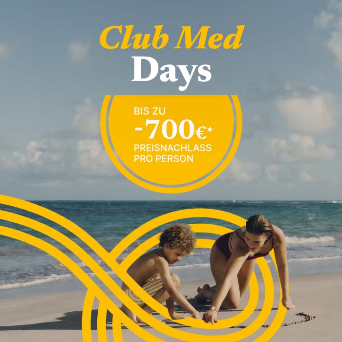 Les Journées Club Med, Jusqu'à -500€*